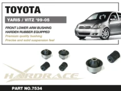 Toyota VIOS 2002-2007 Främre Nedre Länkarmsbussningar Hardrace