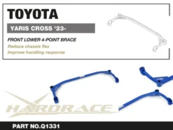 Toyota Yaris cross 2023 Främre Nedre 4-point Brace Hardrace