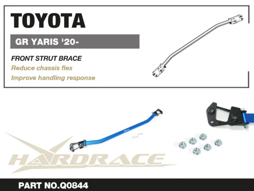 Toyota Yaris GR 2020+ Främre Fjäderbensstag Hardrace
