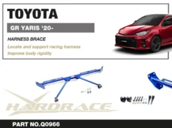 Toyota Yaris / Vitz 2020+ Bakre Fjäderbensstag / Bältesstag Hardrace