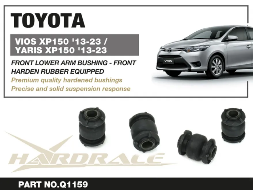 Toyota Yaris / Vitz / VIOS 2013-2014 Främre Nedre Länkarmsbussningar - Främre Hardrace