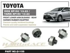 Toyota Yaris / Vitz / Vios 2013-2014 Främre Nedre Länkarmsbussningar - Bakre Hardrace