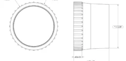 Triple Bladad Boll Ventilation 63mm (2.5'')
