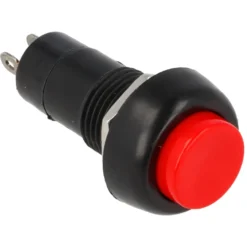 Tryckswitch Stor Röd / Svart QSP Products