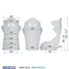 Tävlingsstol ADV-SCX (Small/Medium) Svart FIA 8862-2009 Sparco