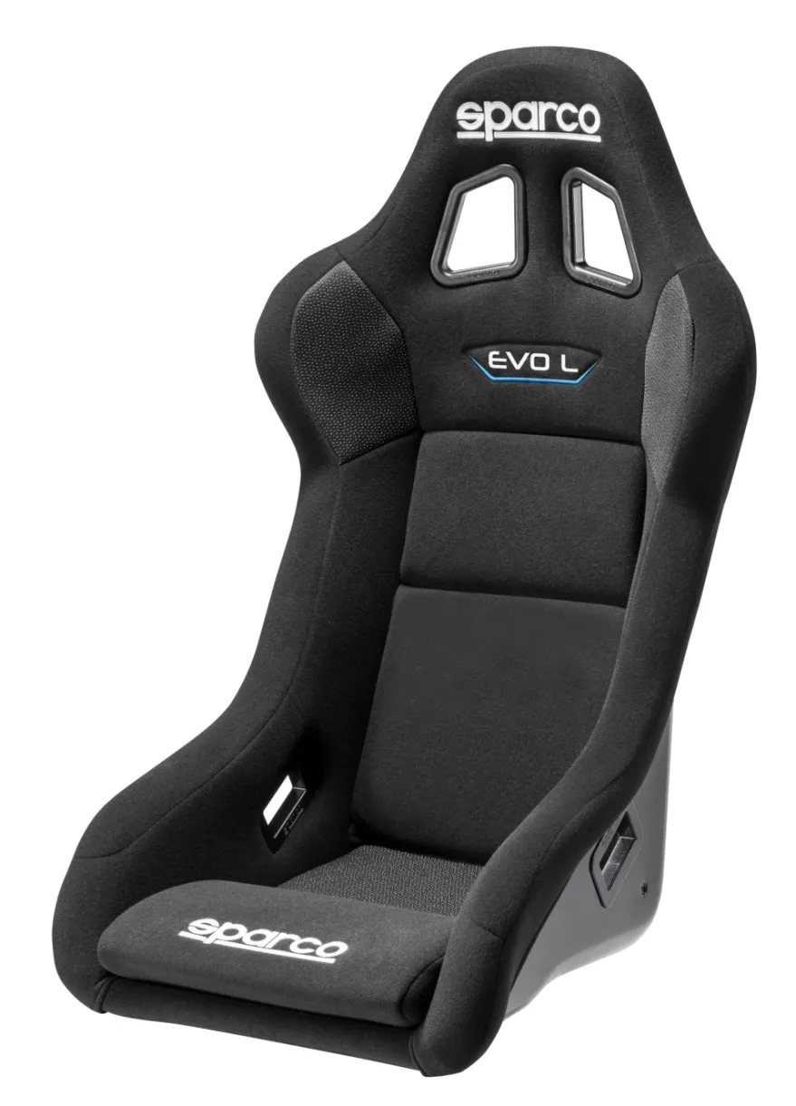 Tävlingsstol EVO L QRT Svart FIA 8855-1999 Sparco