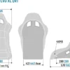 Tävlingsstol EVO QRT Svart FIA 8855-1999 Sparco