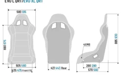 Tävlingsstol EVO QRT Svart FIA 8855-1999 Sparco
