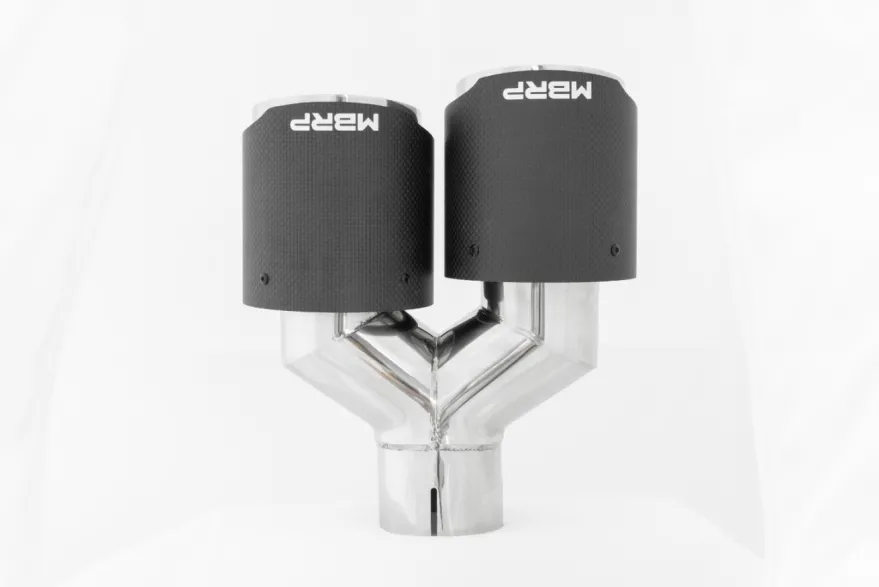 Universal Kolfiiber Dual Utblås 4'' OD/2.5'' In MBRP