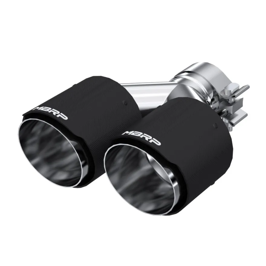 Universal Kolfiiber Dual Utblås 4'' OD/2.5'' In MBRP