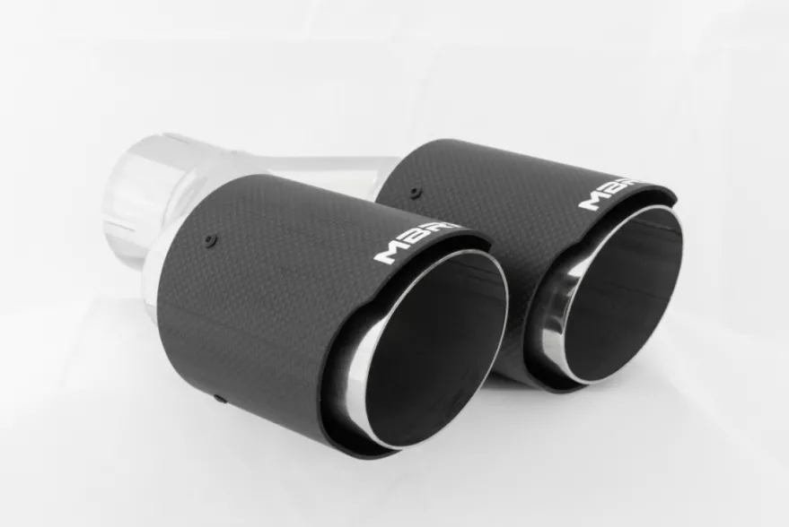 Universal Kolfiiber Dual Utblås 3.5'' OD/2.5'' In MBRP