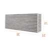 Universal Luft-Till-Luft Race-Intercooler Cellpaket 20.00'' x 7.80'' x 3.50'' Mishimoto