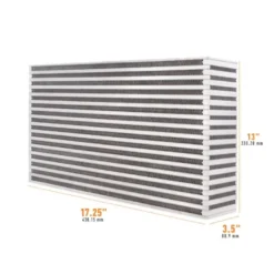 Universal Luft-Till-Luft Race-Intercooler Cellpaket 17.75'' x 13.00'' x 3.50'' Mishimoto