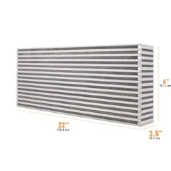 Universal Luft-Till-Luft Race-Intercooler Cellpaket 22.00'' x 6.00'' x 3.50'' Mishimoto