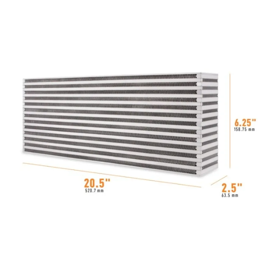 Universal Luft-Till-Luft Race-Intercooler Cellpaket 20.50'' x 6.25'' x 2.50'' Mishimoto