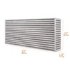 Universal Luft-Till-Luft Race-Intercooler Cellpaket 22.00'' x 12.00'' x 4.50'' Mishimoto