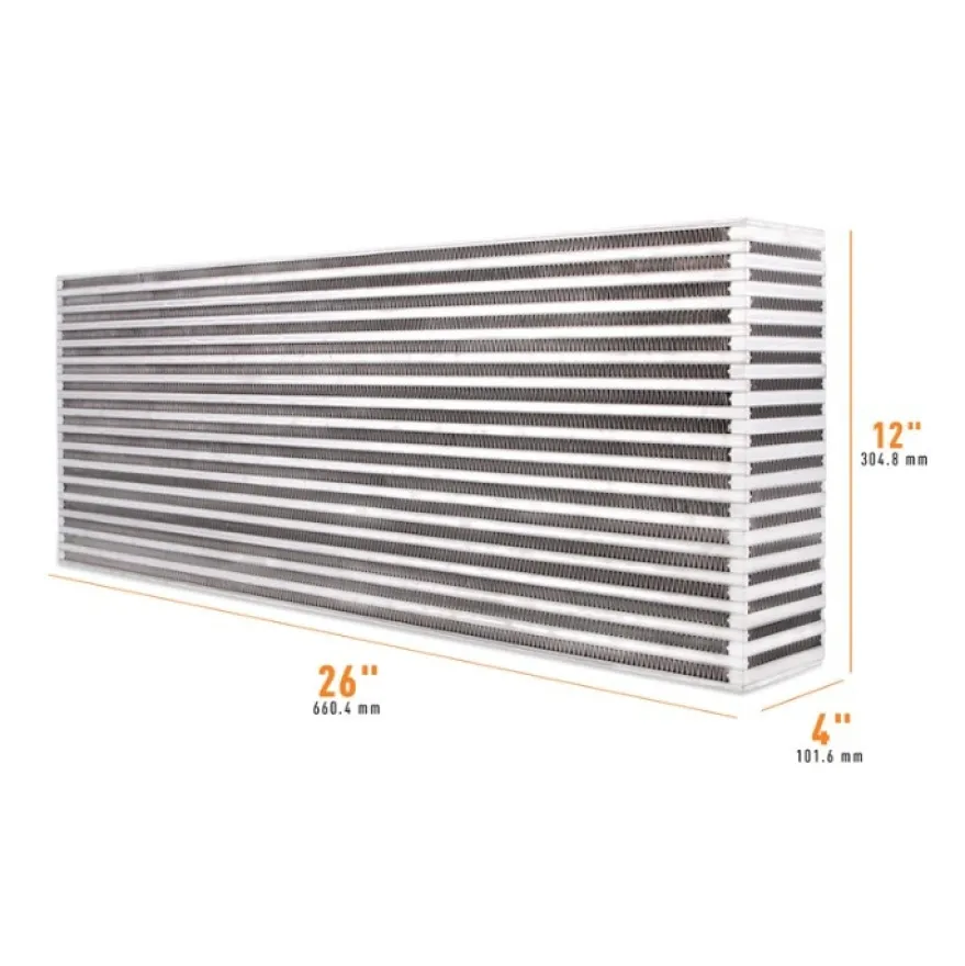 Universal Luft-Till-Luft Race-Intercooler Cellpaket 26.00'' x 12.00'' x 4.00'' Mishimoto