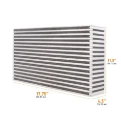 Universal Luft-Till-Luft Race-Intercooler Cellpaket 17.75'' x 11.8'' x 4.50'' Mishimoto