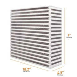 Universal Luft-Till-Luft Race-Intercooler Cellpaket 10.20'' x 9.00'' x 4.50'' Mishimoto