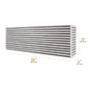 Universal Luft-Till-Luft Race-Intercooler Cellpaket 24.00'' x 12.00'' x 4.00'' Mishimoto
