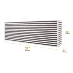 Universal Luft-Till-Luft Race-Intercooler Cellpaket 24.00'' x 12.00'' x 4.00'' Mishimoto