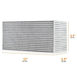 Universal Luft-Till-VattenIntercooler Cellpaket 12''x6''x6'' Mishimoto