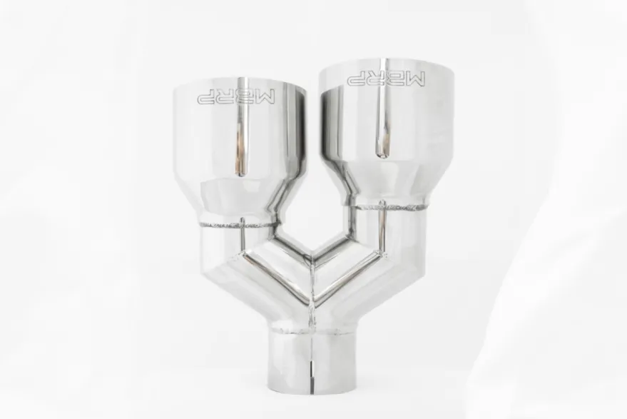 Universal T304 SS Dual Utblås 4'' OD/2.5'' In MBRP