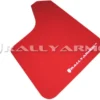 Universal UR Röd Stänkskydd Vit Logo (4-Pack) Rally Armor