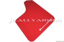 Universal UR Röd Stänkskydd Vit Logo (4-Pack) Rally Armor