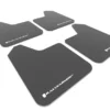 Universal UR Svarta Stänkskydd Vit Logo (4-Pack) Rally Armor