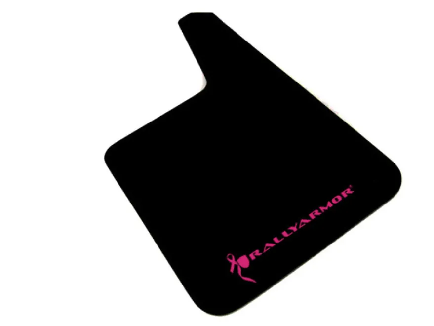 Universella Stänklappar Basic Plus Utan Monteringsdetaljer Med Rosa Bröstcancerlogotyp Rally Armor