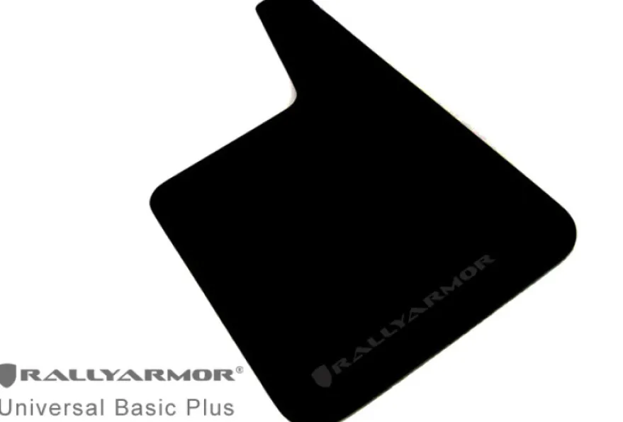 Universella Stänklappar Basic Plus Med Vit Logotyp Rally Armor