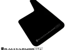 Universella Stänklappar UR Plus Svarta Med Svartmetallic Logotyp Par Rally Armor
