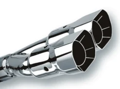 Utblås 2.5'' Inlopp / 3'' Utlopp Dubbla Runda Intercooled With Y-Pipe Borla