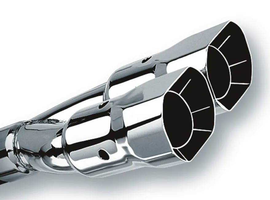 Utblås 2.5'' Inlopp / 3'' Utlopp Dubbla Runda Intercooled With Y-Pipe Borla