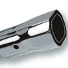 Utblås 2.25'' Inlopp / 3.38'' x 3'' Utlopp Singel Square Angle-Cut Phantom Borla
