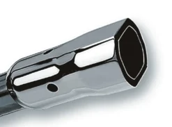 Utblås 2.25'' Inlopp / 3.38'' x 3'' Utlopp Singel Square Angle-Cut Phantom Borla