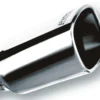 Utblås 2.25'' Inlopp / 3.28'' x 3.5'' Utlopp Singel Square Rolled-Edge Angle-Cut Borla