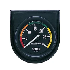 Vakuummätare 2'' 30INHG BLK DIAL BLK BEZEL AUTOGAGE