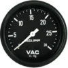 Vakuummätare 66.7mm 30INHG (Mekanisk) Svart AUTOGAGE