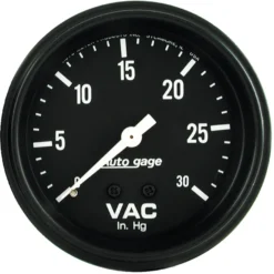 Vakuummätare 66.7mm 30INHG (Mekanisk) Svart AUTOGAGE