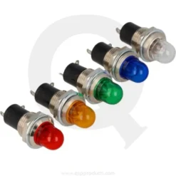 Varningslampa - 12V Rund QSP Products