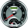 Varv-/hastighetsmätare 127mm 160MPH & 8K RPM (Elektrisk). PROGRAM. AMER. MUSCLE