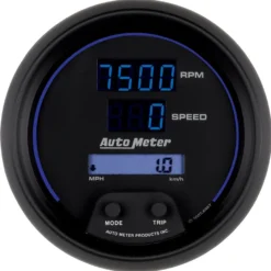 Varv-/hastighetsmätare 87mm 120MPH/8000 RPM (Elektrisk) COBALT DIGITAL