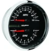 Varv-/hastighetsmätare 114mm 8000 RPM / 120 MPH Svart PRO-CYCLE