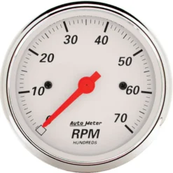 Varvräknare 3 1/8'' 7K RPM IN-DASH ARCTIC Vit