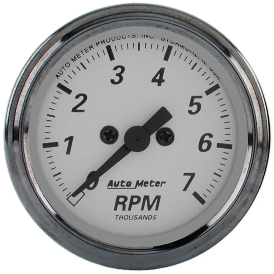 Varvräknare 52mm 7K RPM IN-DASH AMERICAN PLATINUM