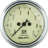 Varvräknare 52mm 7K RPM IN-DASH ANTIQUE BEIGE