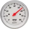 Varvräknare 87mm 8K RPM IN-DASH ARCTIC Vit