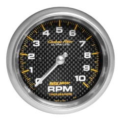 Varvräknare 87mm 10K RPM IN-DASH CARBON FIBER